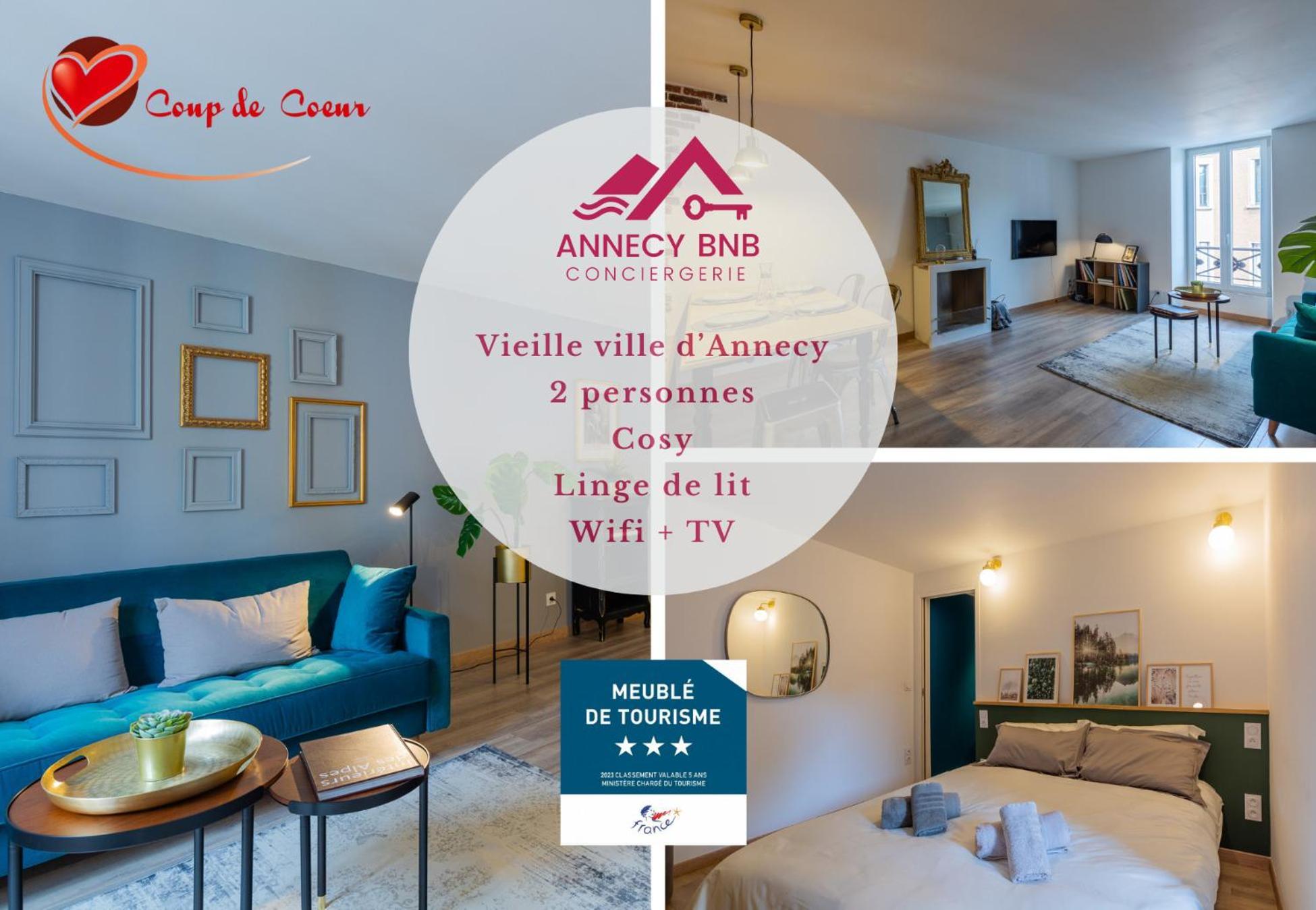 Les Cordeliers: 2 Pers, Cosy & Coeur Vieille Ville Annecy Zewnętrze zdjęcie